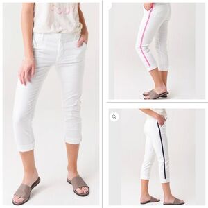 🥑Anthropologie Sundry Tuxedo Stripe Rollup Trouser